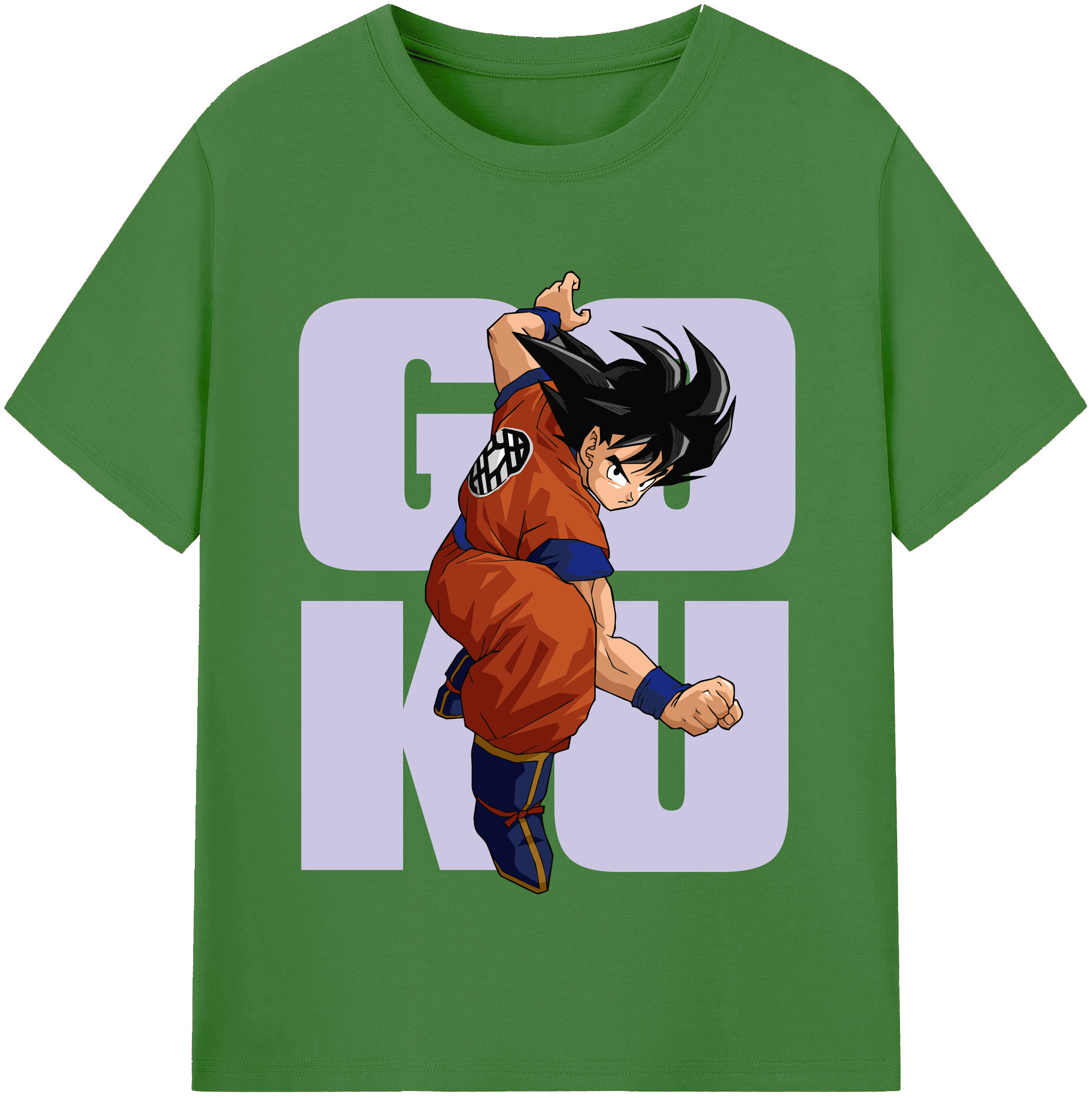 （画像用） ドラゴンボール 孫悟空（そん ごくう）Son Goku カカロット DRAGON BALL Kakarotto レディースカジュアルプリントTシャツ（綿100％）